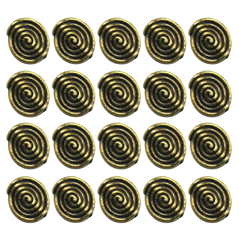 

50pcs Alloy Pendant Charms Maze Shape Beads For Jewelry Making Diy Craft Projects Bracelet Keychain Accessories Metal Pendants