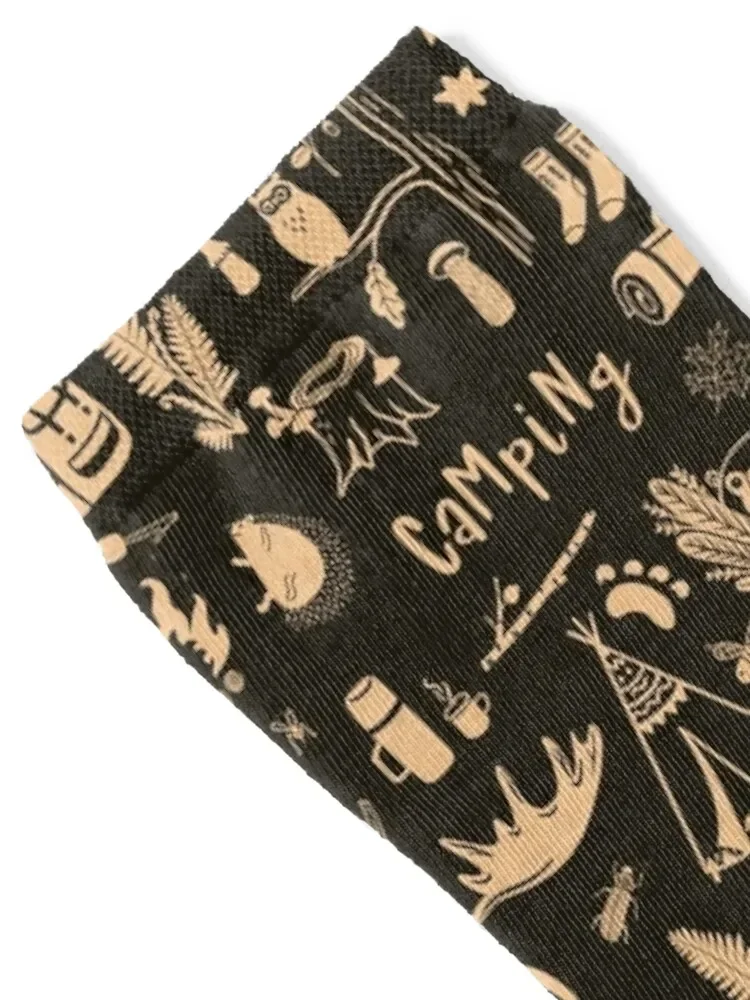 Camping Socks christmass gift retro sports stockings happy Woman Socks Men's