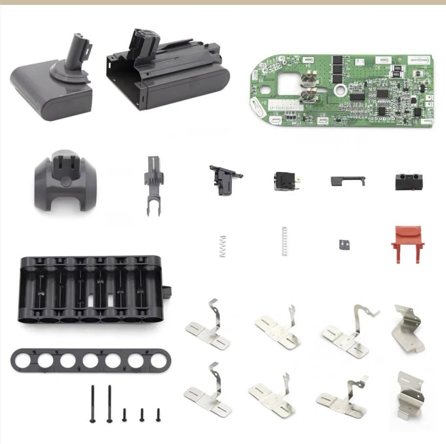 Placa de protección PCB para batería de aspiradora Dyson V11, carcasa de plástico, hoja de níquel, Material de batería
