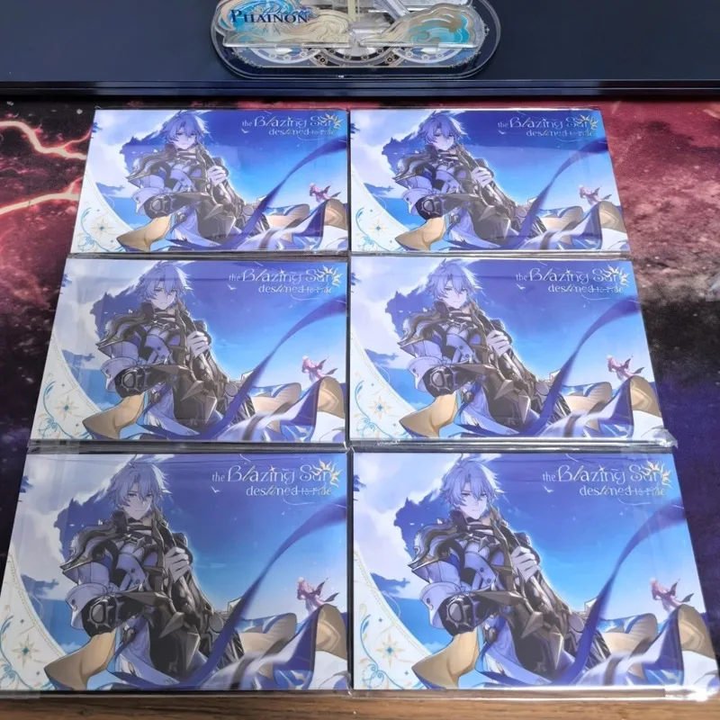 5Pcs/Pack Game Honkai: Star Rail Merch Fans Collection Character Cards Phainon NeiKos496 Birthday Gift