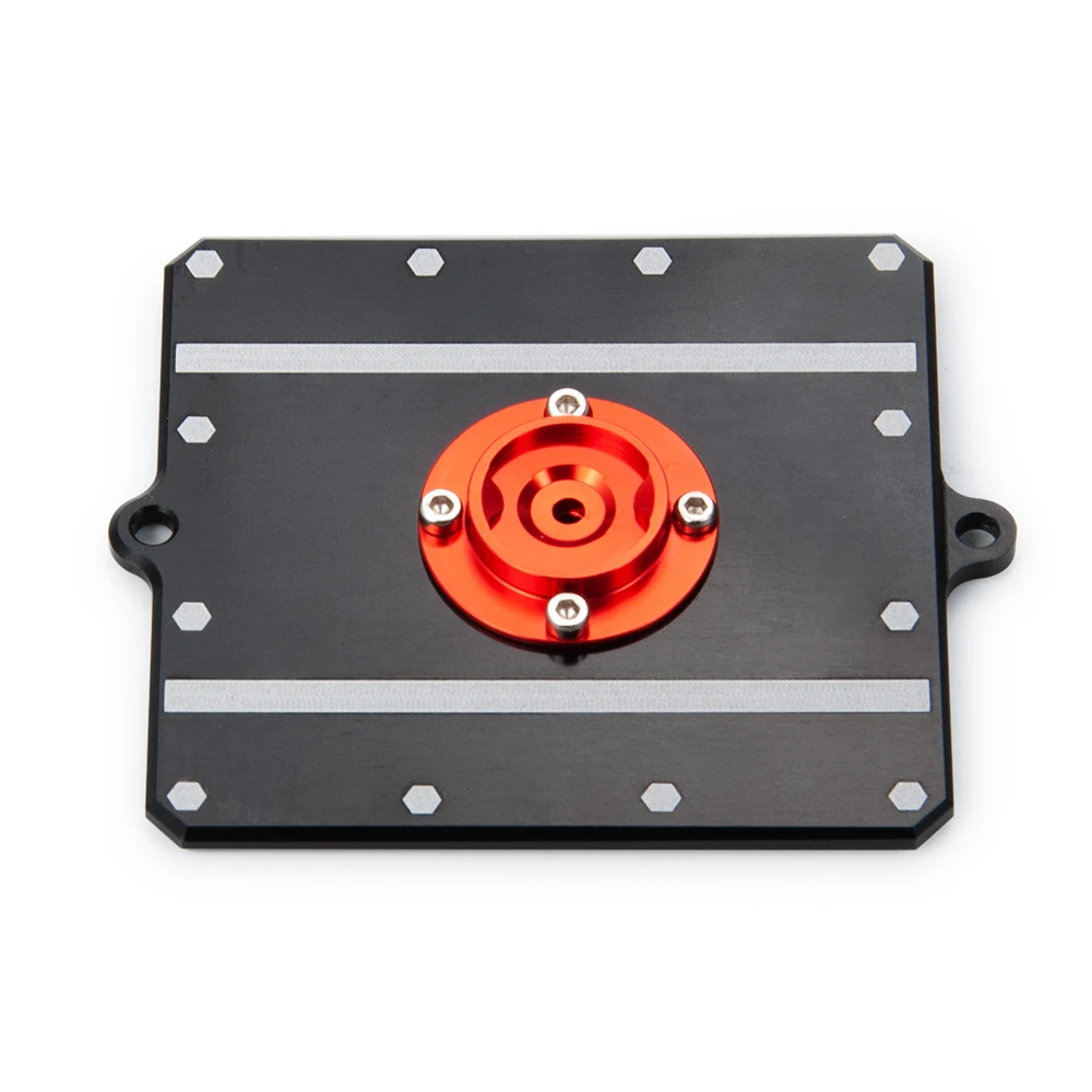 AXSPEED Aluminum Alloy Receiver Box Cover Equipment Box Plate for 1/10 RC Crawler Car Axial Wraith RR10 90048 90053