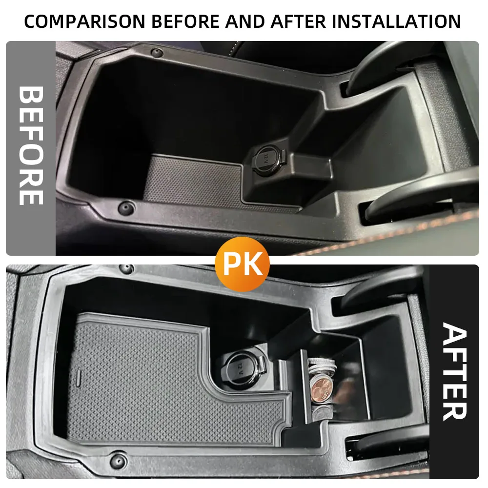 Car Storage Holder for Seat Leon MK4 KL1 KL8 Cupra Formentor 2023 Armrest Case Middle Console Organizer Tray Component
