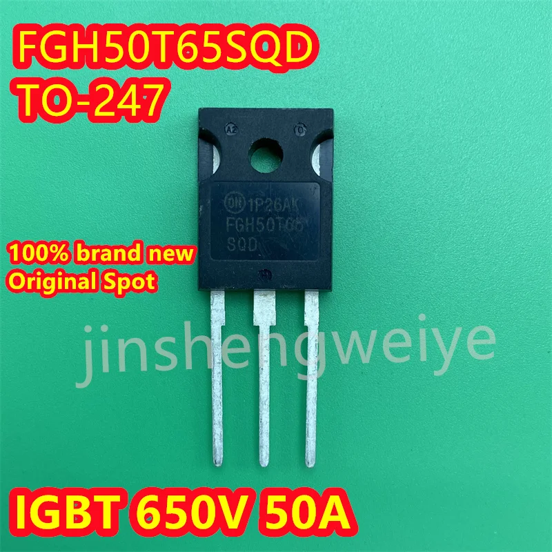 FGH50T65SQD FGH50T65 TO-247 100% brand new and original for Weimar new energy charger IGBT tube spot chip 1~10PCS