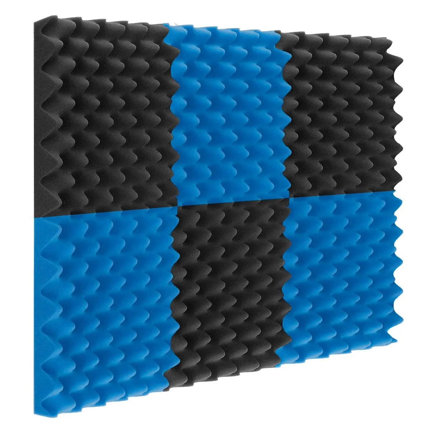 12Pack Acoustic Foam Panels Egg Crate Foam Sound Proof Padding 1 InchX12 InchX12 Inch Studio Acoustical Treatments Foam