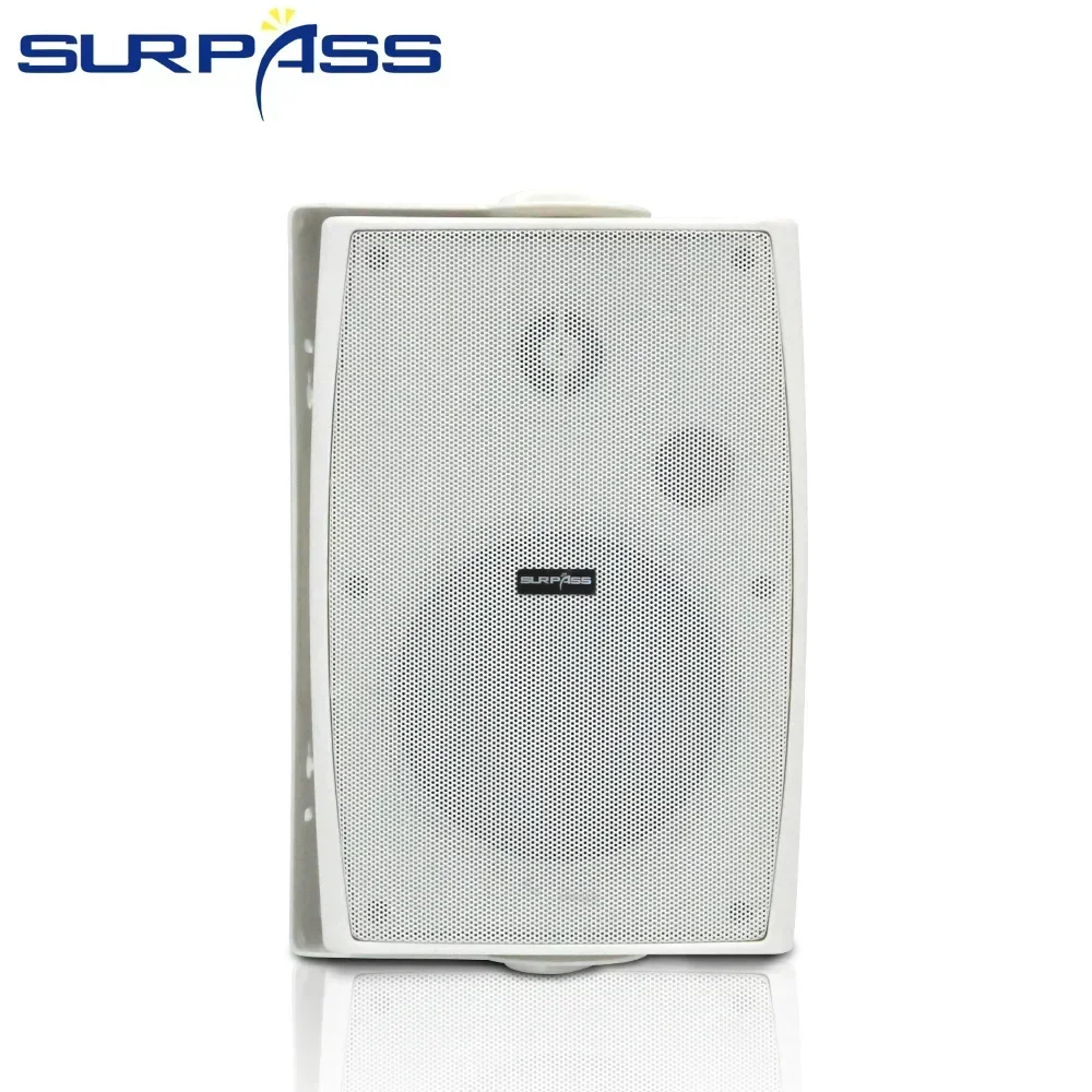 Indoor wall speakers audience15W/30W/8ΩPowerful Bass passive wall speakers ABS Material home audio systems forHotelSchool office
