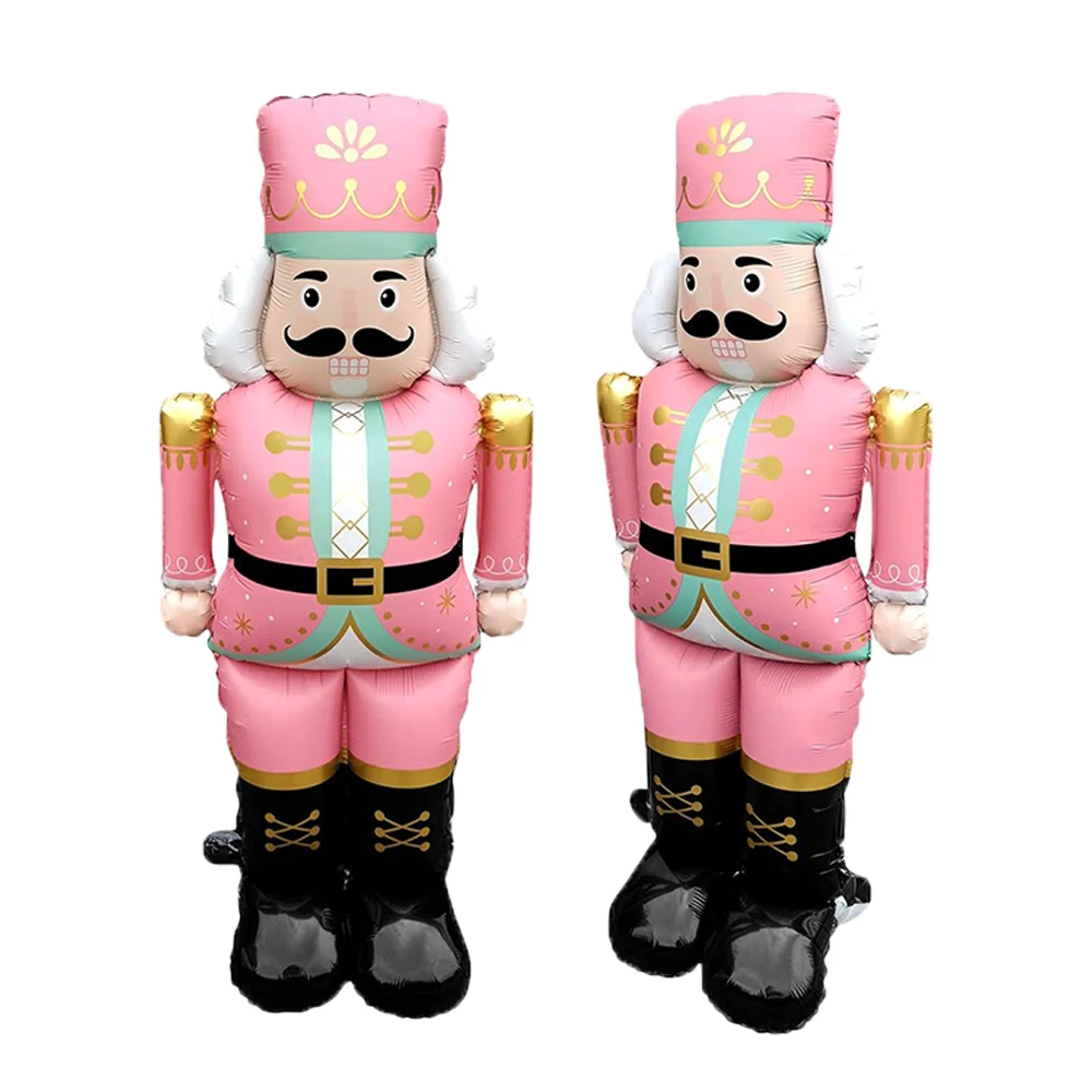 1 قطعة بالونات حماية كبيرة من خشب الجوز الحلوى، زينة للمناسبات والمشهد لعيد الميلاد، عيد الميلاد، ليلة رأس السنة