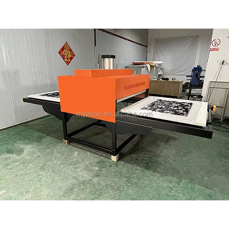 Industrial Double Station Heat Press Machine For T Shirts Printing Custom Apparel Bulk Orders High Efficiency Production