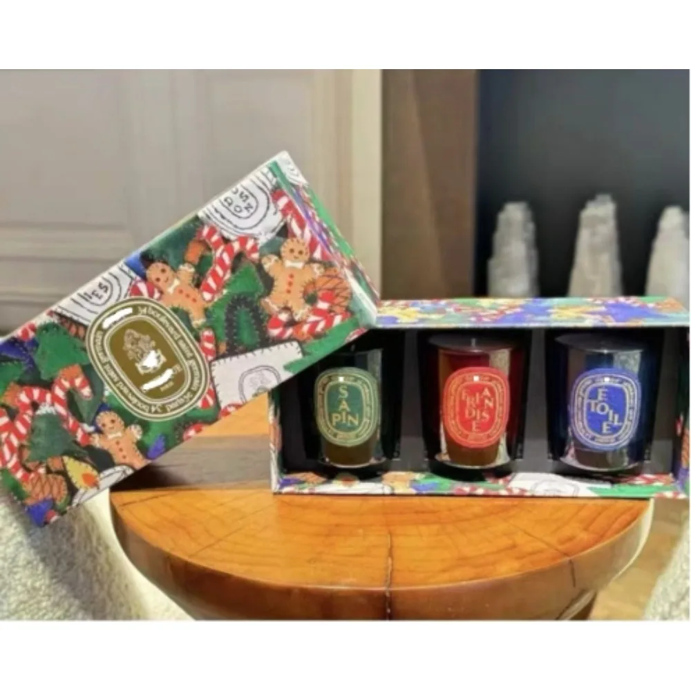 

New Christmas and Valentines Day Aromatherapy Candles Wholesale Pure Natural Plant Essential Oils Smokeless Fragrance with Hands