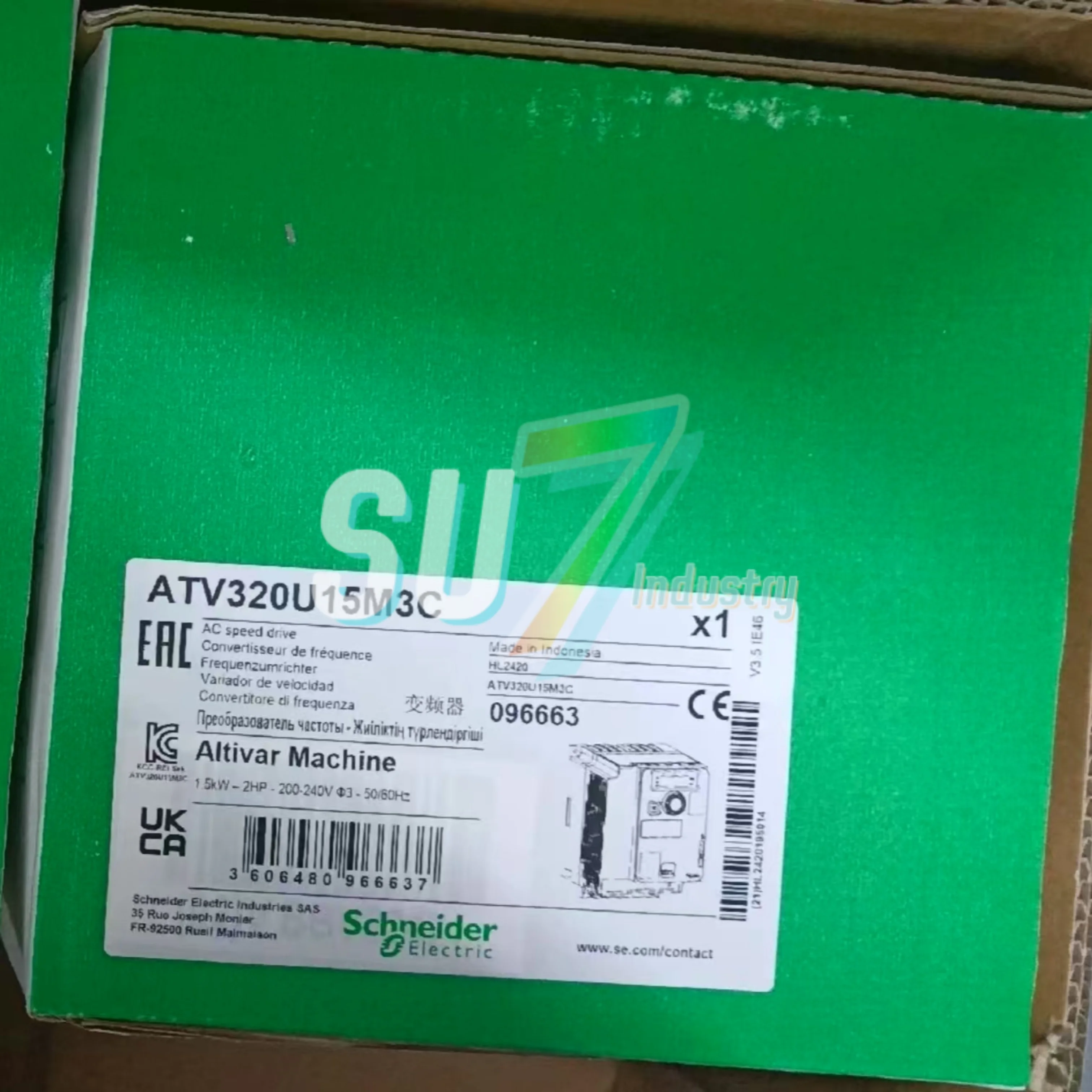 Инвертор ATV320U15M2C ATV320U15M3C Новый оригинал