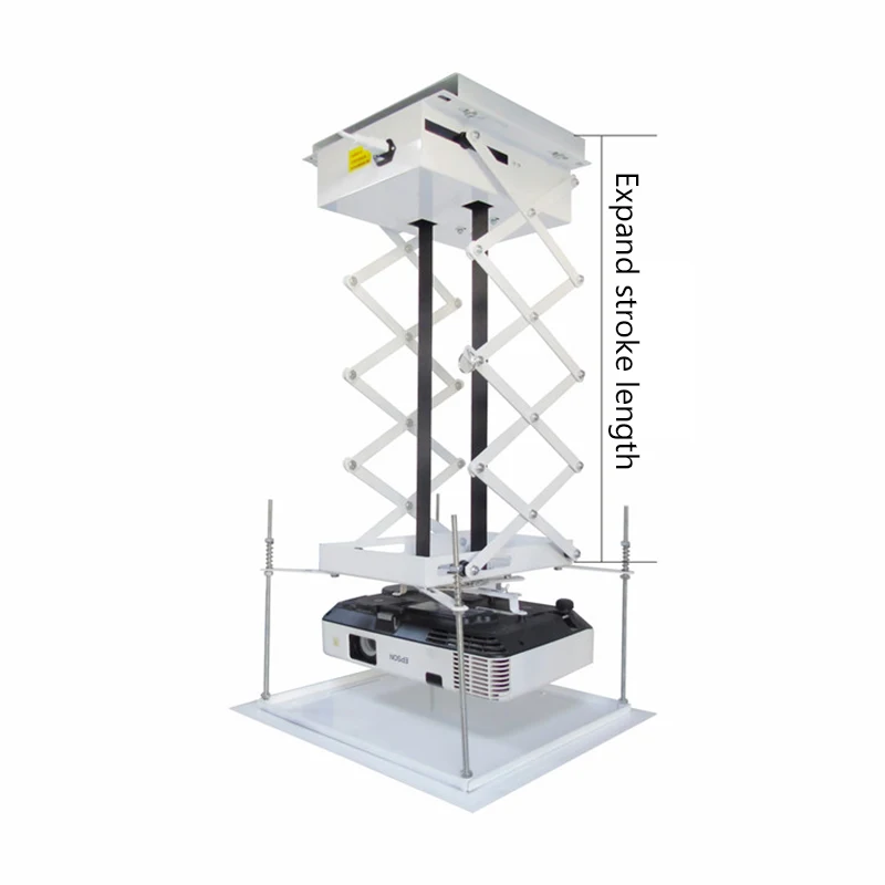 projetor stand com controle remoto elevador eletrico tesoura montagem no teto apto para cinema igreja hall escola 220v l1000 01