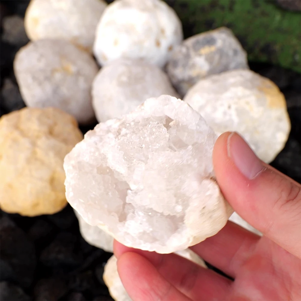 العقيق الجيود الحجر الخام كريستال الكوارتز عينة معدنية متعة دراسة تعليم الحجارة كهف جمع ديكور المنزل هدية