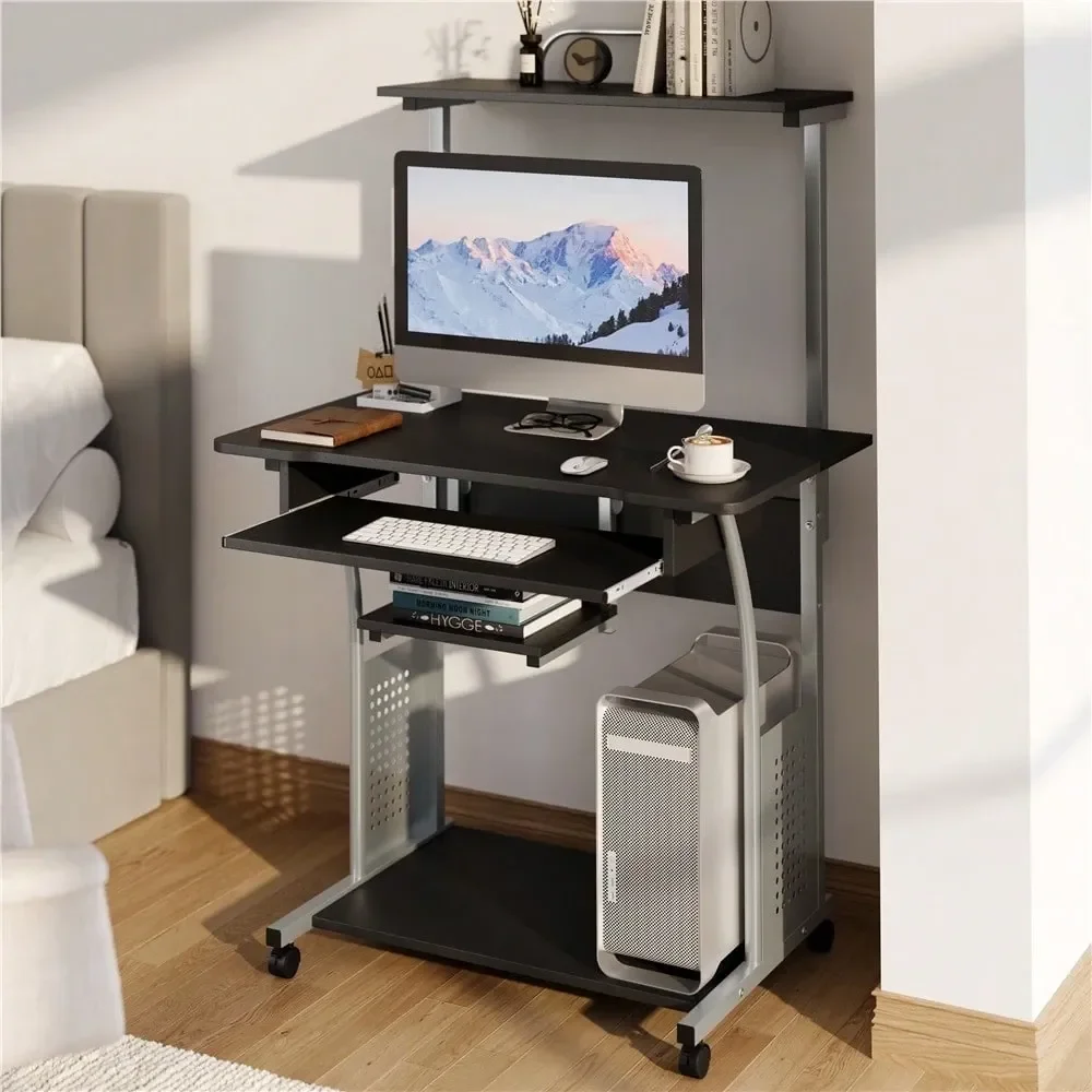 

computer desk table office desk1PC Modern Computer Desk Office Desk With Shelves For Home Office School