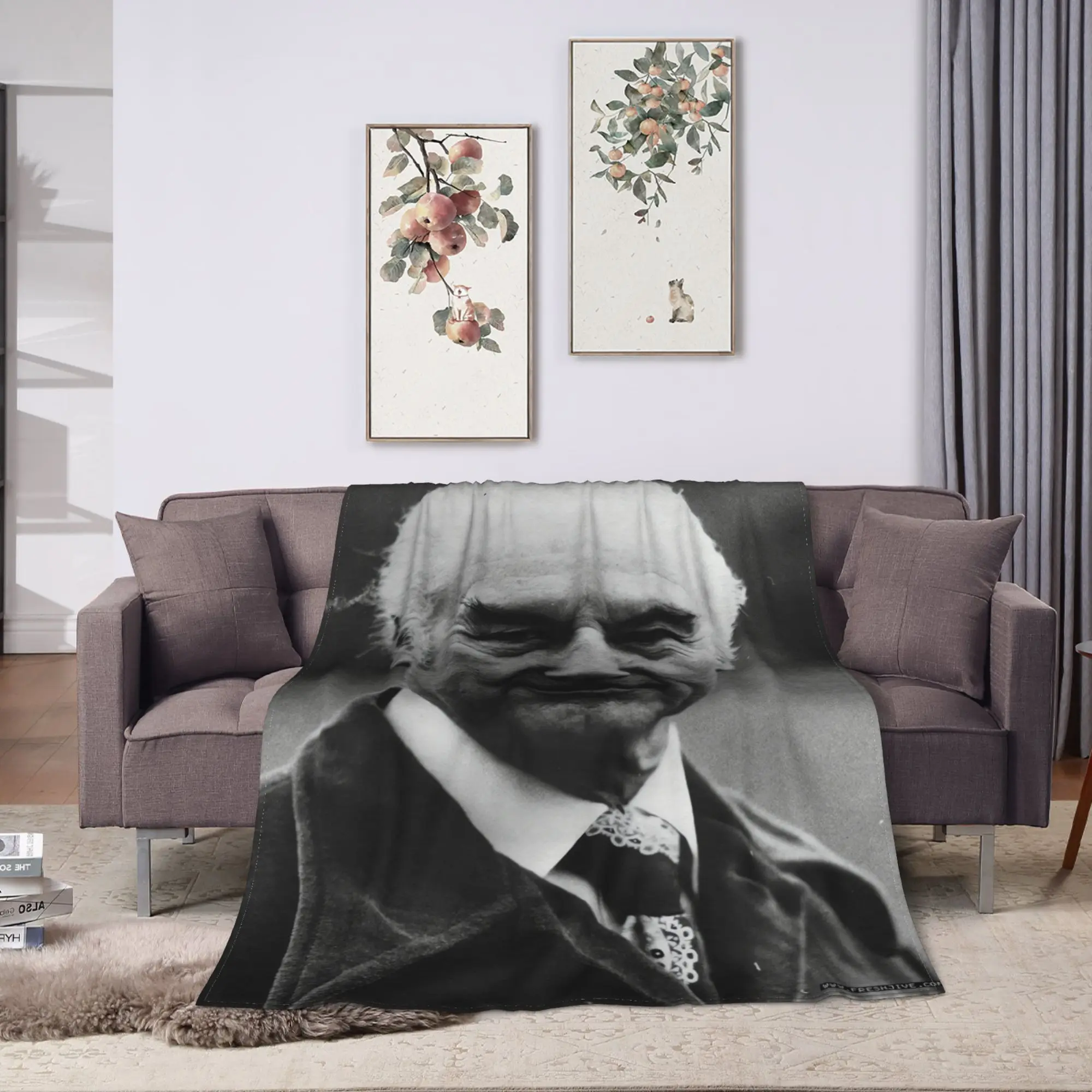Warm Soft Blanket Picnic Albert Hoffman 1943 Blotter Throw Blanket  Bedspread For Couch Chair Sofa Bed Fluffy Sofa Bed Cover