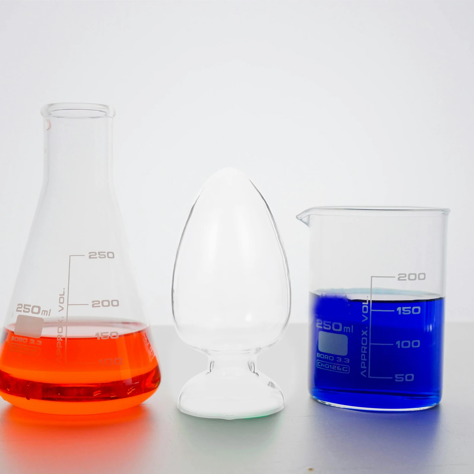 

2 Pcs Bottle Storage Specimen Display Glass with Plug Conical Bottles Laboratory