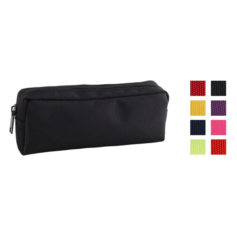 

Pencil Case Stationery Pencil Pouch School Supplies Solid Color Pencilcase School Pencil Cases Office Stationery Organizer