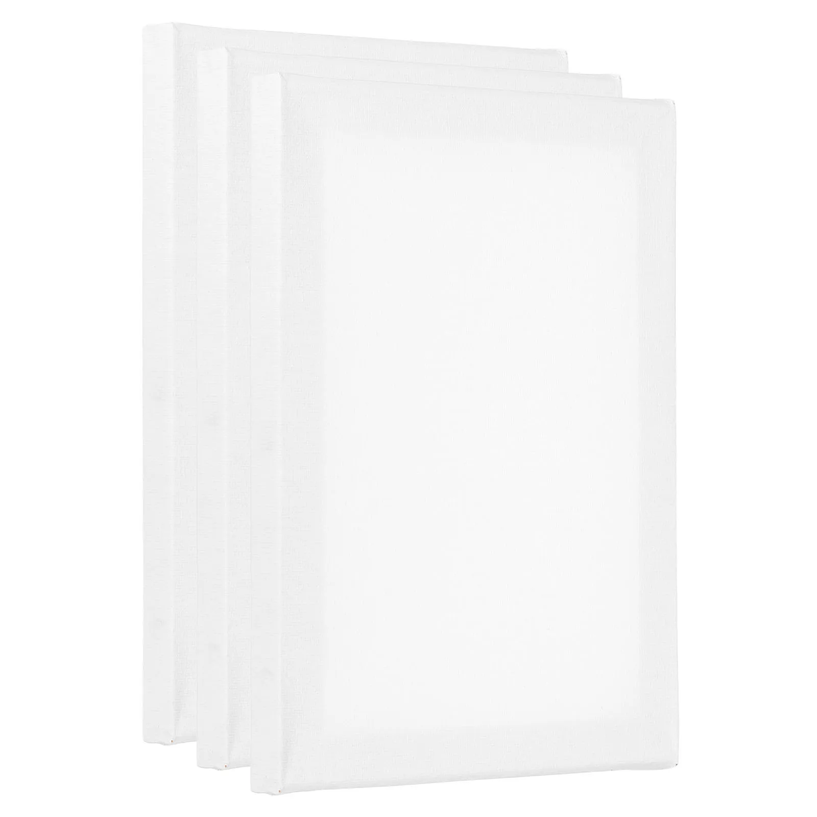 

3/5Pcs Paint Canvases Panel for Painting Rectangle Wood Frame Stretched Blank Art Board Panel for Acrylic Tempera Painting White