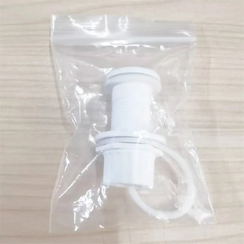 1PC 50mm Plastic Threaded Cooler Drain Plug Cooler Plug Replacement 1 Inch OD Threaded Drain Plug Assembly for Coolers White