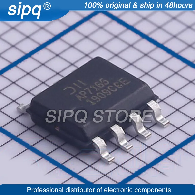 50PCS/LOT AP7165-SPG-13 AP7165 SO-8-EP Brand New and Original In Stock Authentic Product