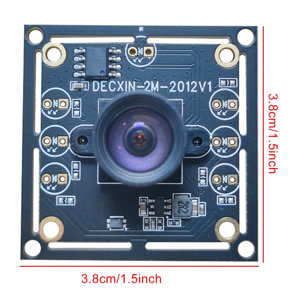 OV9732 100 องศา 30fps โมดูลกล้อง USB การบิดเบือนฟรี 200 ซม.ปรับโฟกัสด้วยตนเองสําหรับ Face Recognition 1/3 แพ็ค