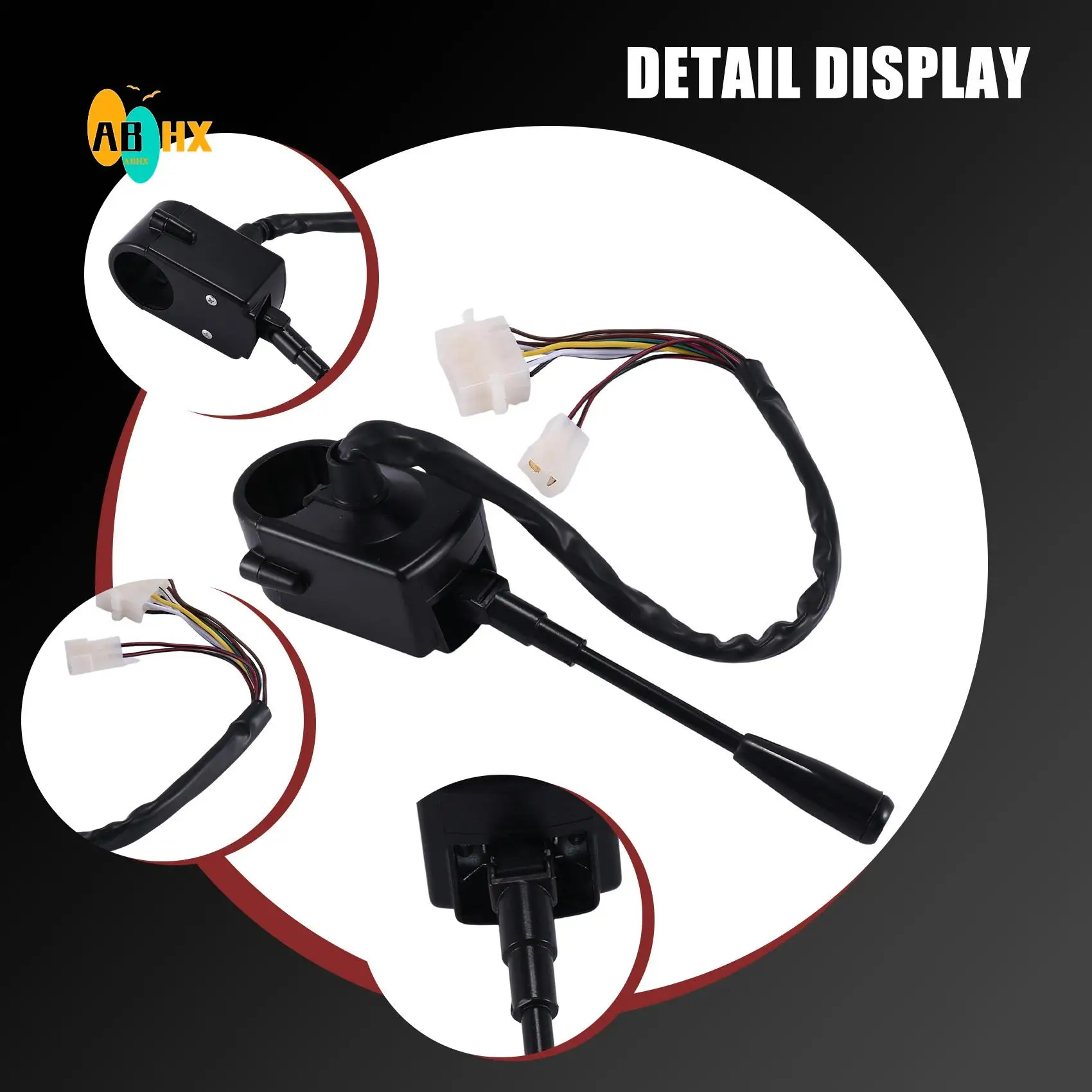 

ABHX-Steering Column Turn Signal Switch Far And Near Light Switch Horn Push-Button For Mercedes-Benz & Old Tractor And Truck