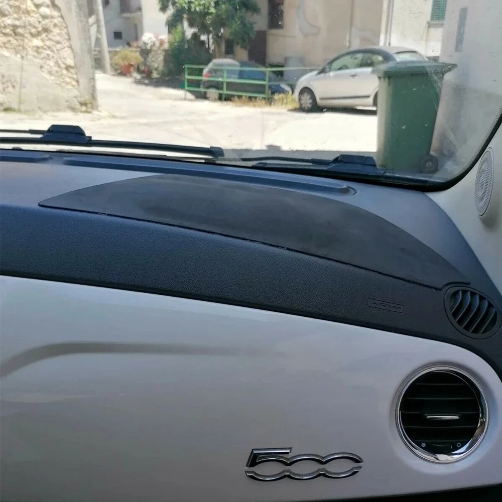 For Fiat 500 Dashboard Mat With Adhesive Backing - Covers Dashboard Imperfections For Left Hand Drive Car Dashboard Decoration