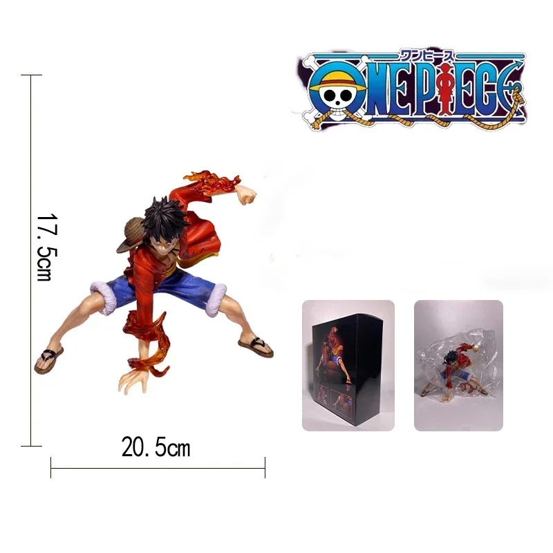 18cm One Piece Luffy Figures Model Monkey D. Luffy Figurki akcji One Piece Anime Model Pvc Doll Toys Boys Gift Items