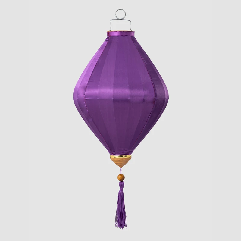 12/14 Inch Chinese Style Silk Lantern Vietnam Traditional Mid-autumn Lanterns Spring Festival New Year Party Hanging Decor Lamp
