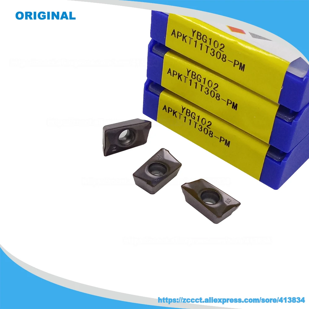 APKT11T304-PM APKT11T308-PM APKT11T312-PM APKT11T316-PM Hartmetall-Schaftfräser-Einsatz YBG102 YBG202 YBG302 YBG205 YBM251 – Detail 4