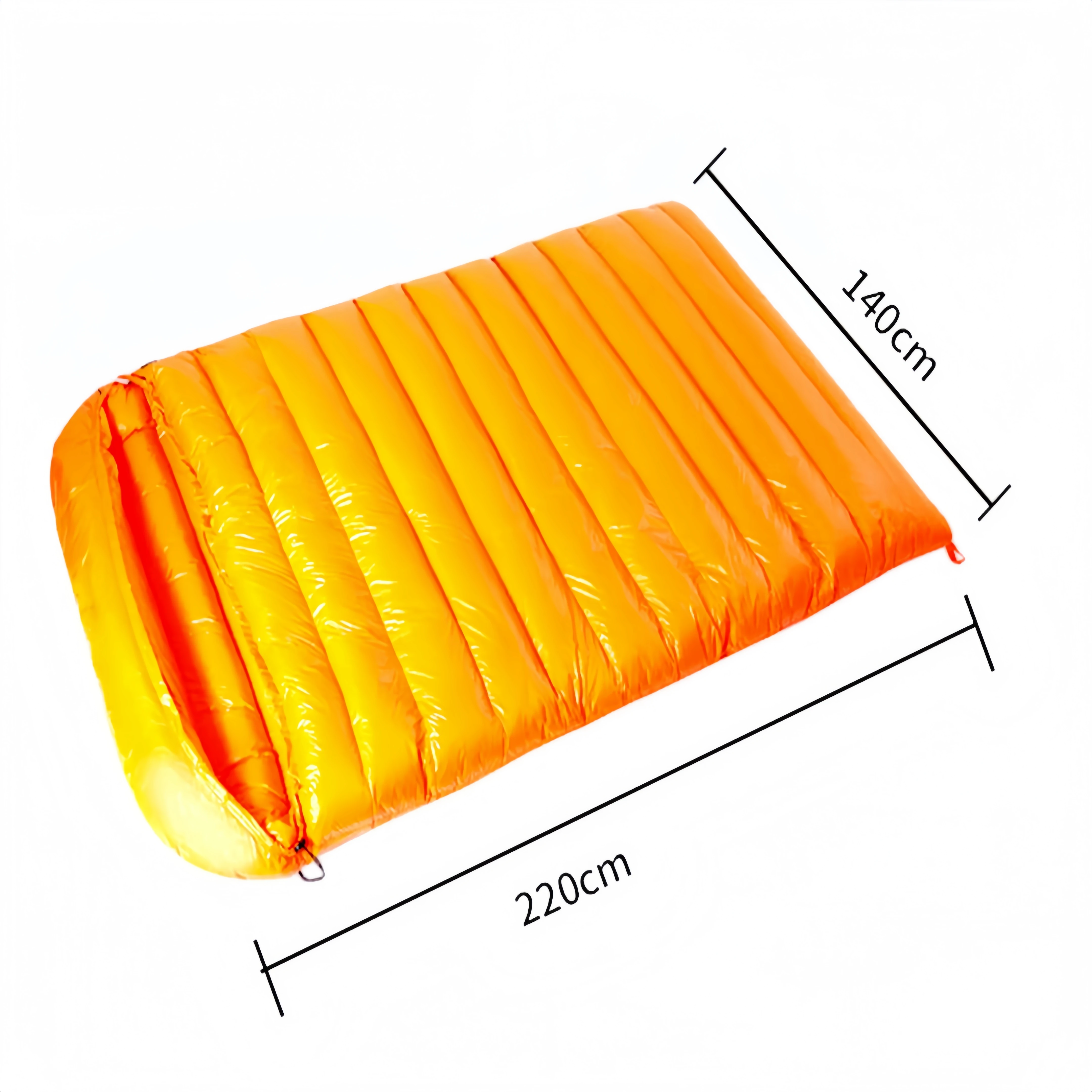 ！@Lightweight Eco-friendly 3-Season Waterproof Quilted Goose Down Sleeping Bag with Zipper for Couples Camping & Outdoor Hiking
