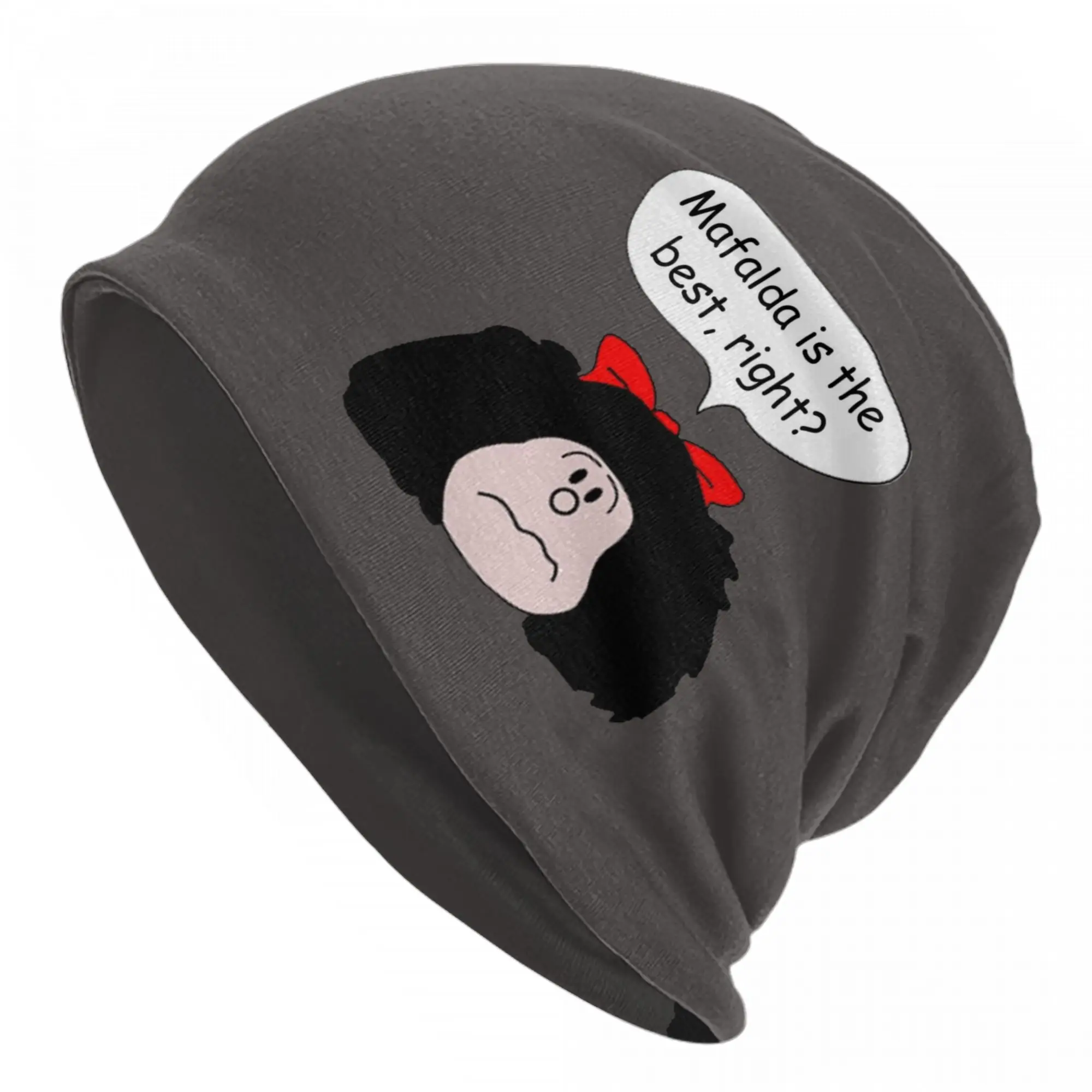 Mafaldas  is the Best Right Bonnet Hats Casual Outdoor  Skullies Beanies Hat Unisex Warm Thermal Elastic Cap