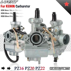 16mm 20mm 22mm PZ16 PZ20 PZ22 Carburetor Hand Choke Zinc Carb For Keihin 50cc 70cc 110cc 125cc 250cc ATV Quad Dirt Bike Go Kart