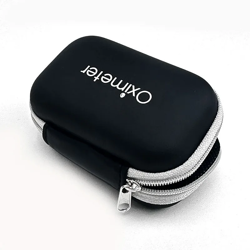 JUSTLANG إيفا الإصبع نبض مقياس التأكسج حقيبة التخزين السلس سستة حالة الأكسجين التشبع المنظم صندوق مقاوم للماء كيس مزموم السفر