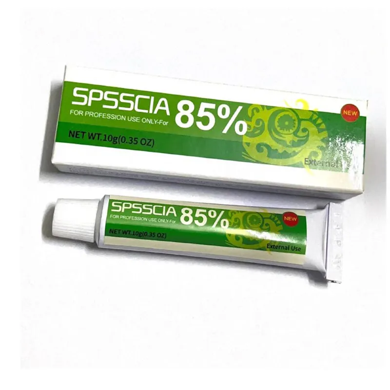 SPSSCIA-Crema de tatuaje para antes de maquillaje permanente, ORIGINAL, 85% verde, Microblading para cejas y labios, 10g