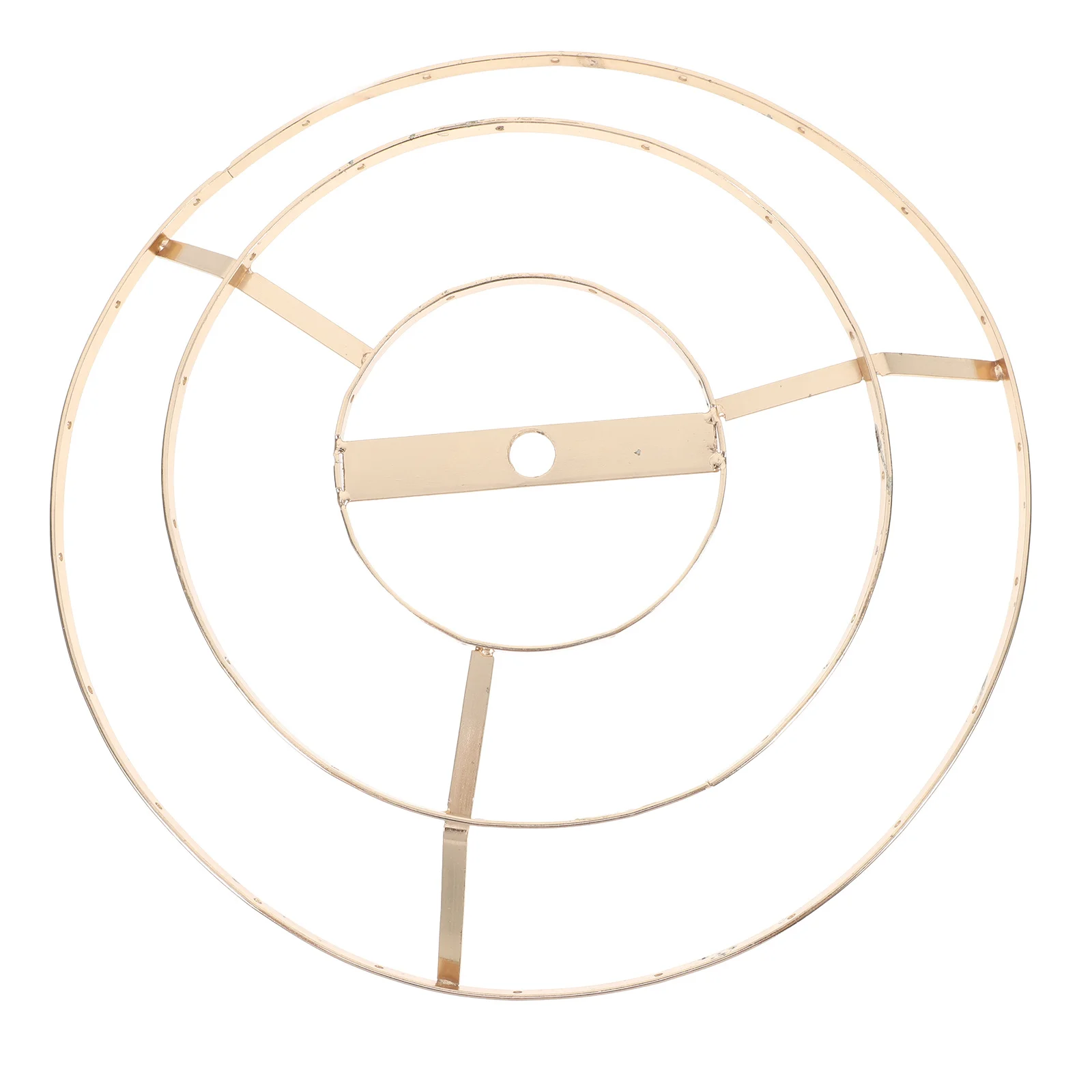 طبقة مزدوجة حلقة عاكس الضوء الإطار طاولة حديدية مصباح لتقوم بها بنفسك عدة للمنزل فندق ديكور عاكس الضوء إطارات معدنية لتقوم بها بنفسك غطاء المصباح