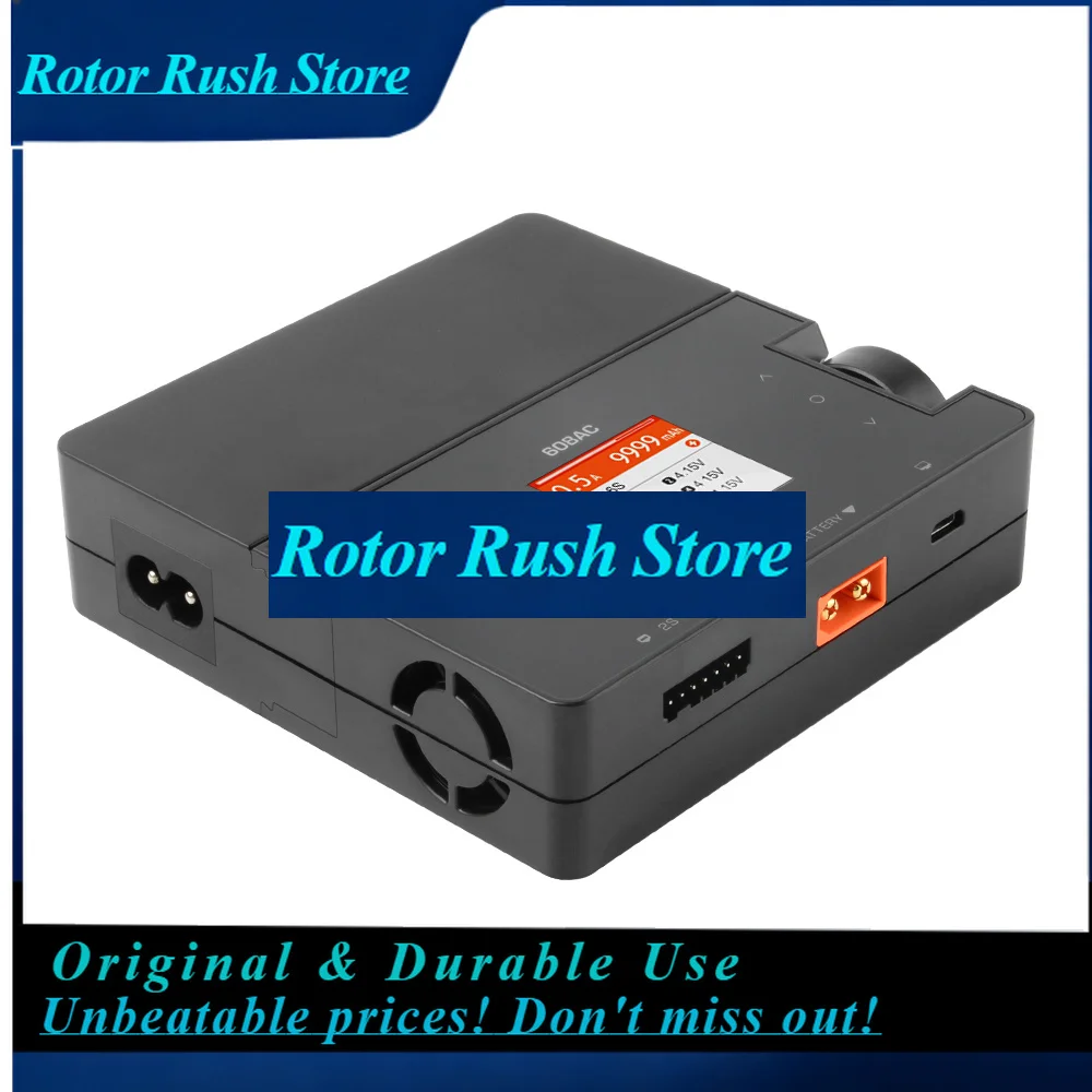 RoRuSISDT 608AC AC 60W DC 200W 8A BattGo Smart Battery Charger Discharger With Detachable Power Supply