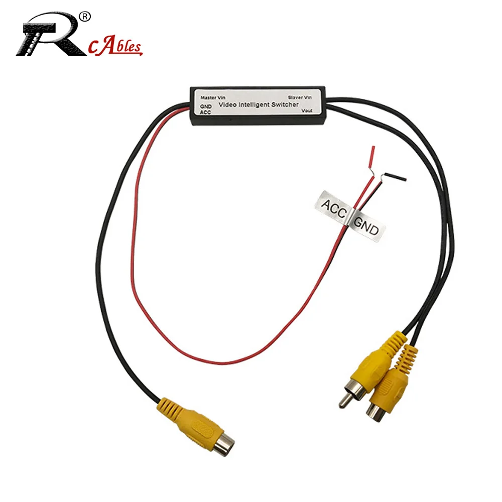 1PC Car Video Converter AV Splitter Sharer Automation Controller Video 1 in and 3 Out / 2 In and 1Out