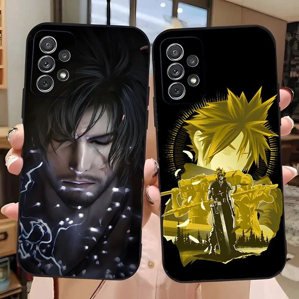 Game F-Final F-Fantasy Phone Case For Samsung Galaxy A13,A21s,A22,A31,A32,A52,A53,A71,A80,A91 Soft Black Phone Cover