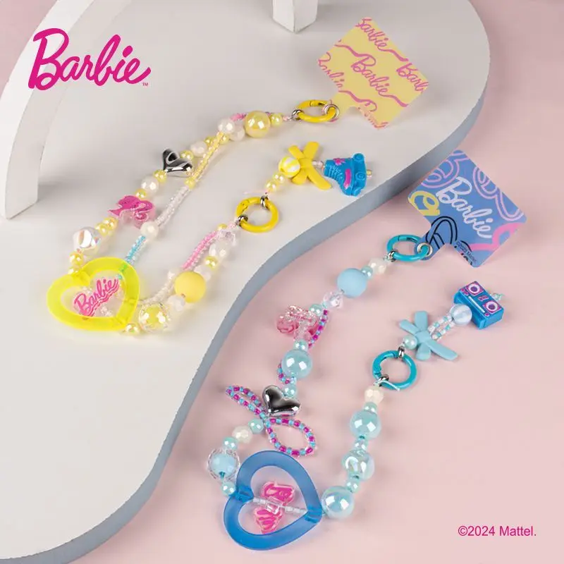 Barbie Bracelet Diy Beaded Anime Peripheral Cute Cartoon Jewelry Bracelet Kawaii Color Pendant As A Birthday Gift for Friends