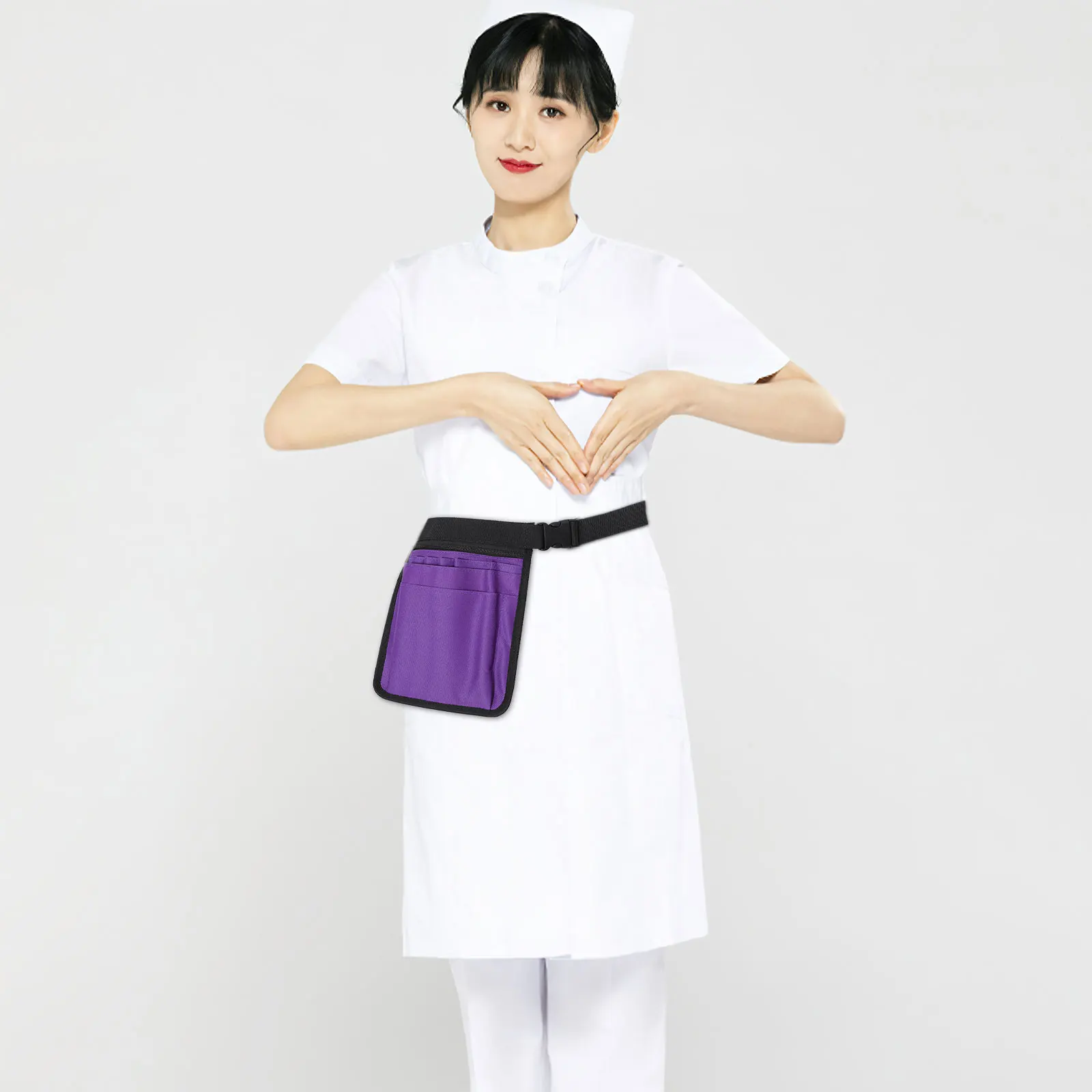 

Medical Waist Bag Nurse Frosted Belt Organizer Tool Pouch Pocket 600D Oxford Waterproof Adjustable Storage Solution Large