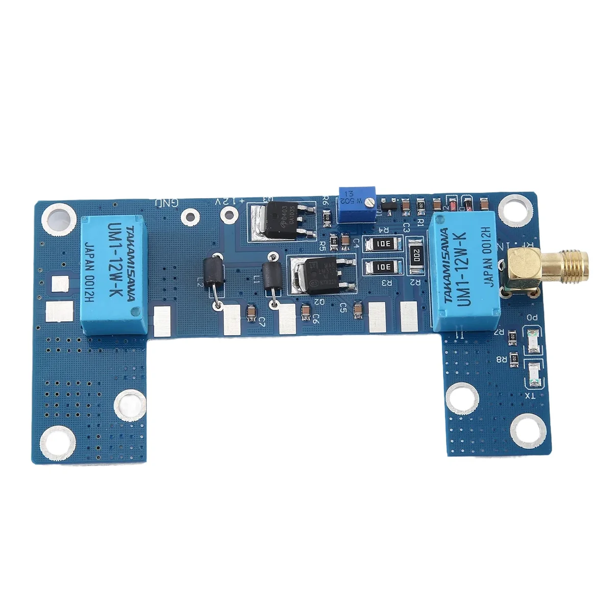 

70W Radio RF Power Amplifier Board Transceiver Conversion for RA30H4047M RA60H4047M Ham UHF VHF Walkie-Talkie 130-170M