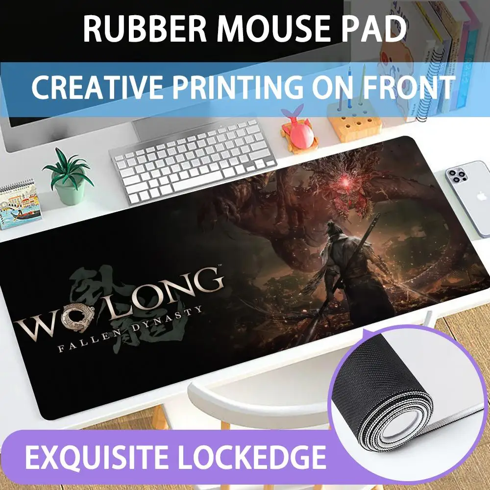 

Mouse Pad Large rubber mouse pad with lock edge computer gamer HD Fallen Dynasty printing desk pad keyboard pad