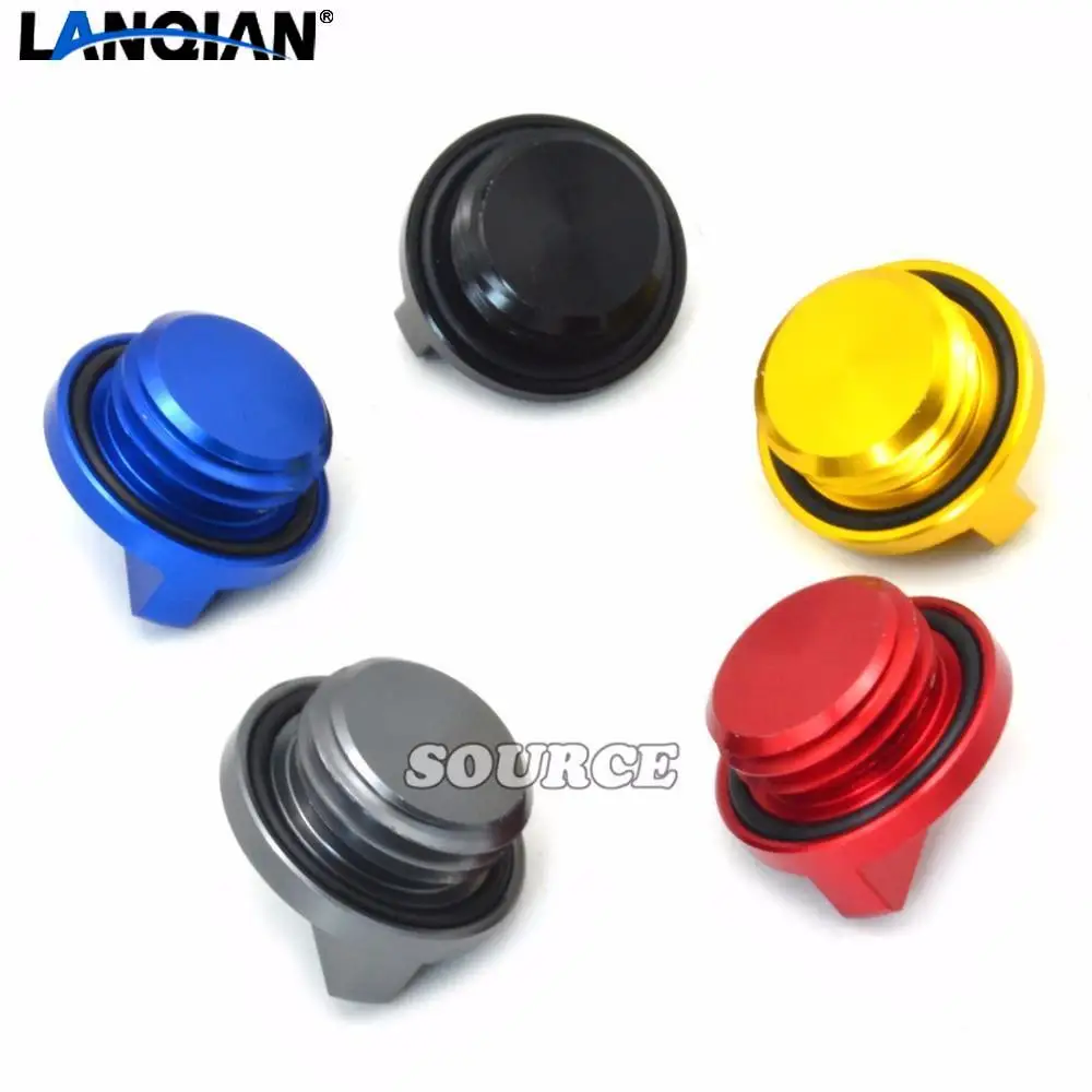 

Motorcycle Supplies CNC Aluminum Engine Oil Drain Plug Screw and Bolts Nuts Cap for Yamaha yzf r3 r25 2014 2015 2016