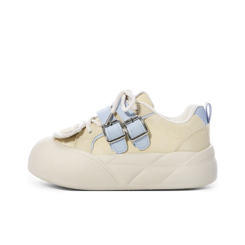 Modische, lässige Sport-Boardschuhe mit dicken Sohlen für Damen