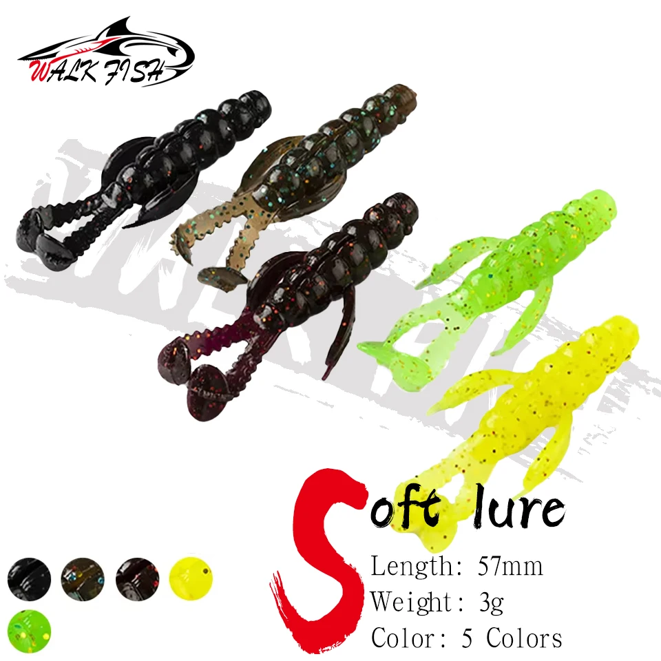 Walk Fish vinilos flotantes – Doble cola en T TPR para mar y río
