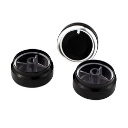 3Pcs/set Aluminum Alloy Car AC Knob for Toyota Tacoma Platz Vios Vitz Yaris Echo Scion XB Air Conditioning Heat Control Knobs