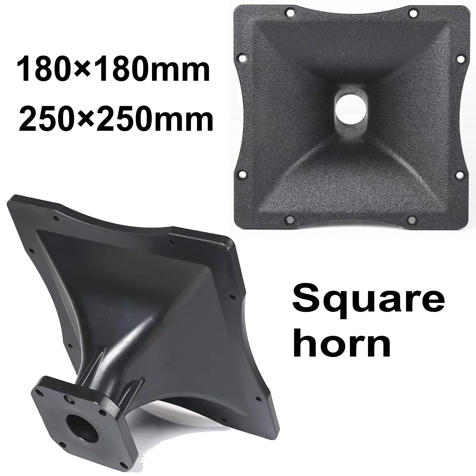 Bocina cuadrada de 180×180 mm, 250×250 mm, 10 pulgadas, 12 pulgadas, 15 pulgadas, bocina RCF, bocina de agudos