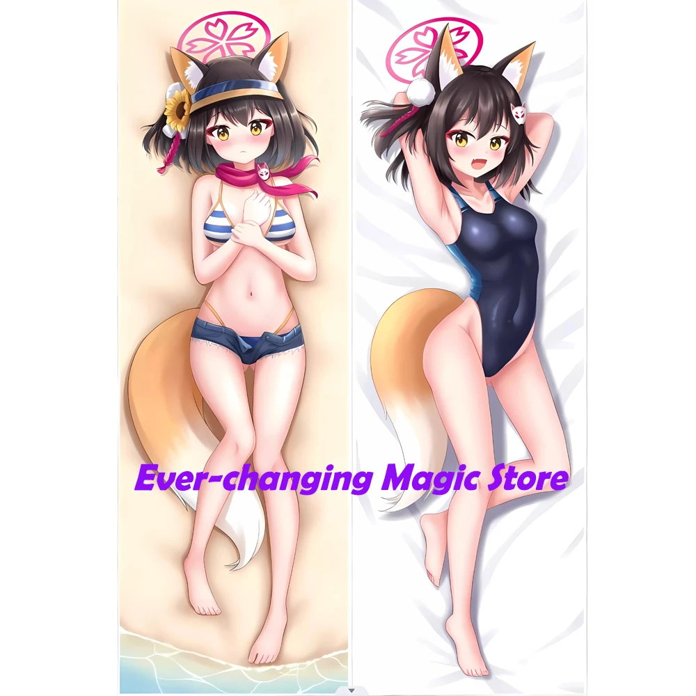 

Blue Archive Kuda Izuna Dakimakura 2WAY Hugging Body Pillow Case Anime Pillow Cushion Cover