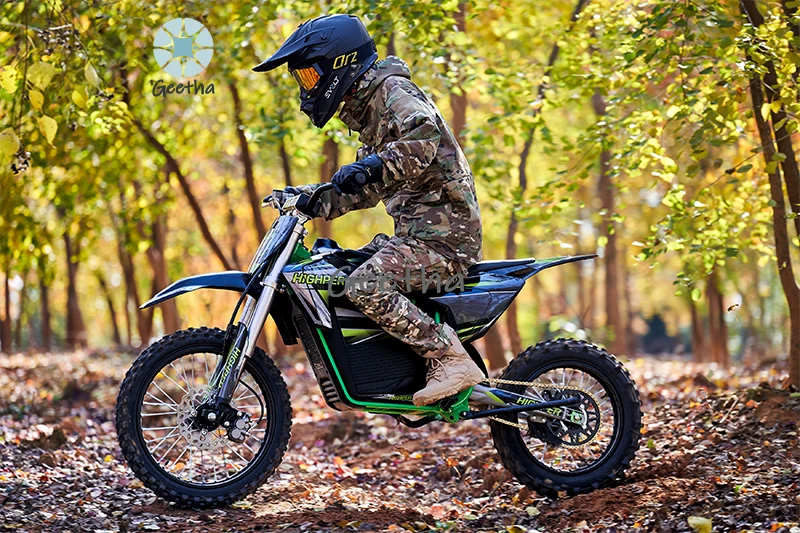 Electric Bike 5KW 72V for Teenagers With Wheels 17/14 Or 19/16 Inches Electric Dirt Bike Motorcycle