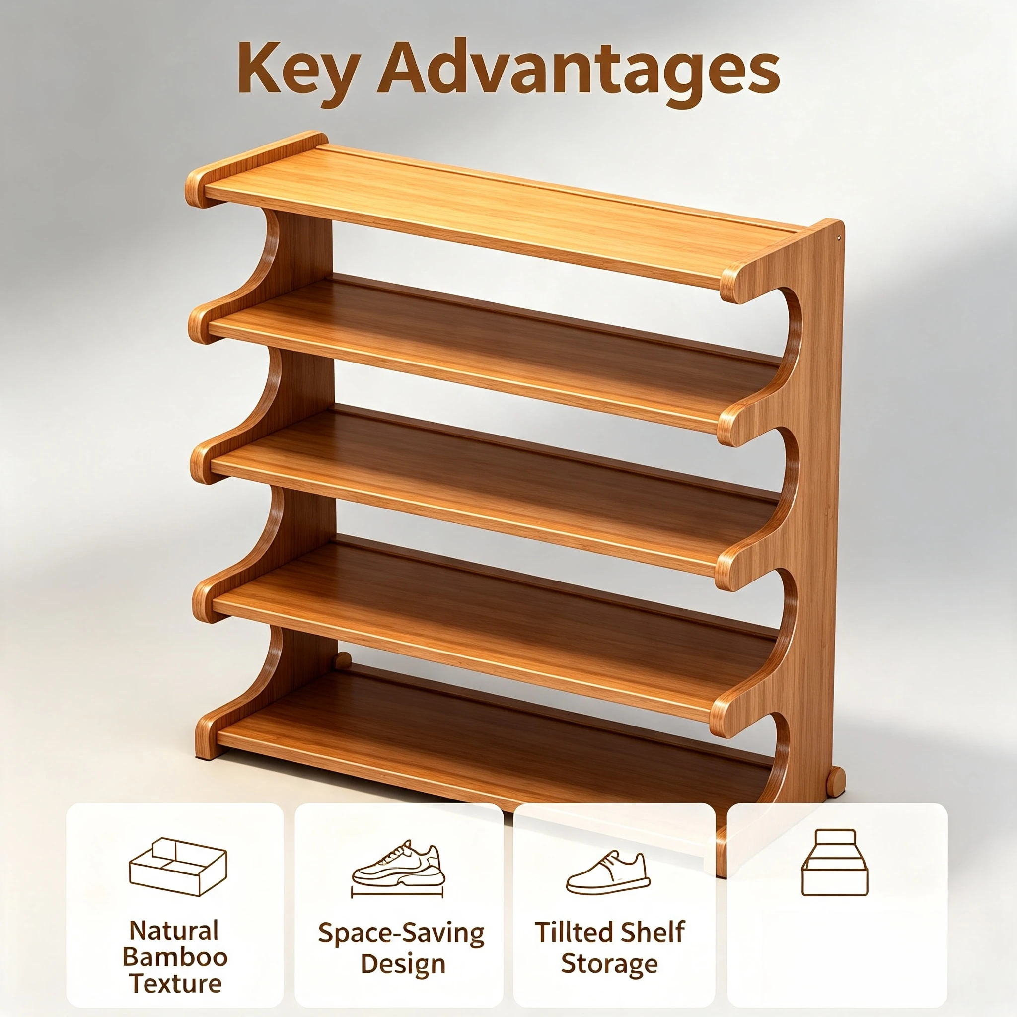 Multi-layer Simple Shoe Rack, Household Entrance Shoe Storage Shelf, Small Shoe Organizer for Porch Dormitory Rental House