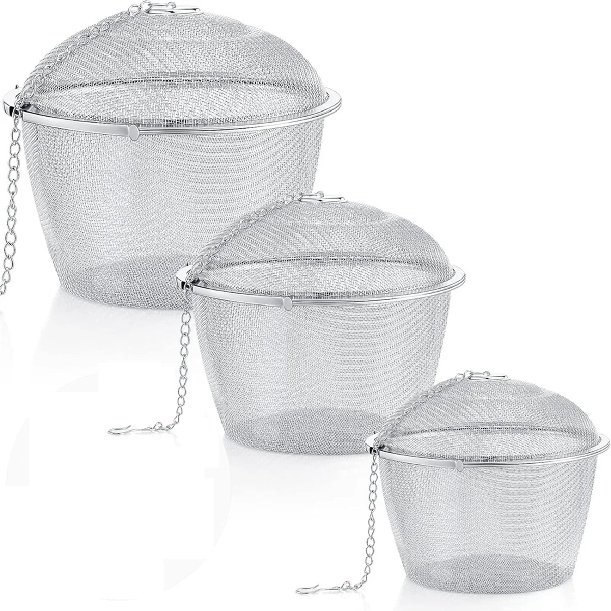 

3 Pieces Ultrasonic Cleaner Baskets Ultrasonic Cleaning Solution Ultrasonic Parts Cleaner Jewelry Steam Cleaner Basket